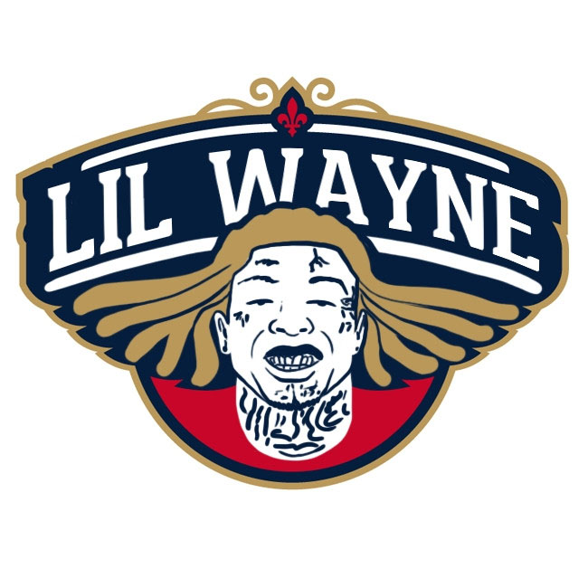 New Orleans Pelicans Lil Wayne Logo DIY iron on transfer (heat transfer)